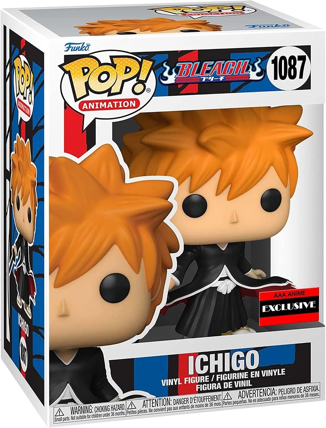 Funko Pop Bleach Ichigo Kurosaki 1187 Stciker Special Edition