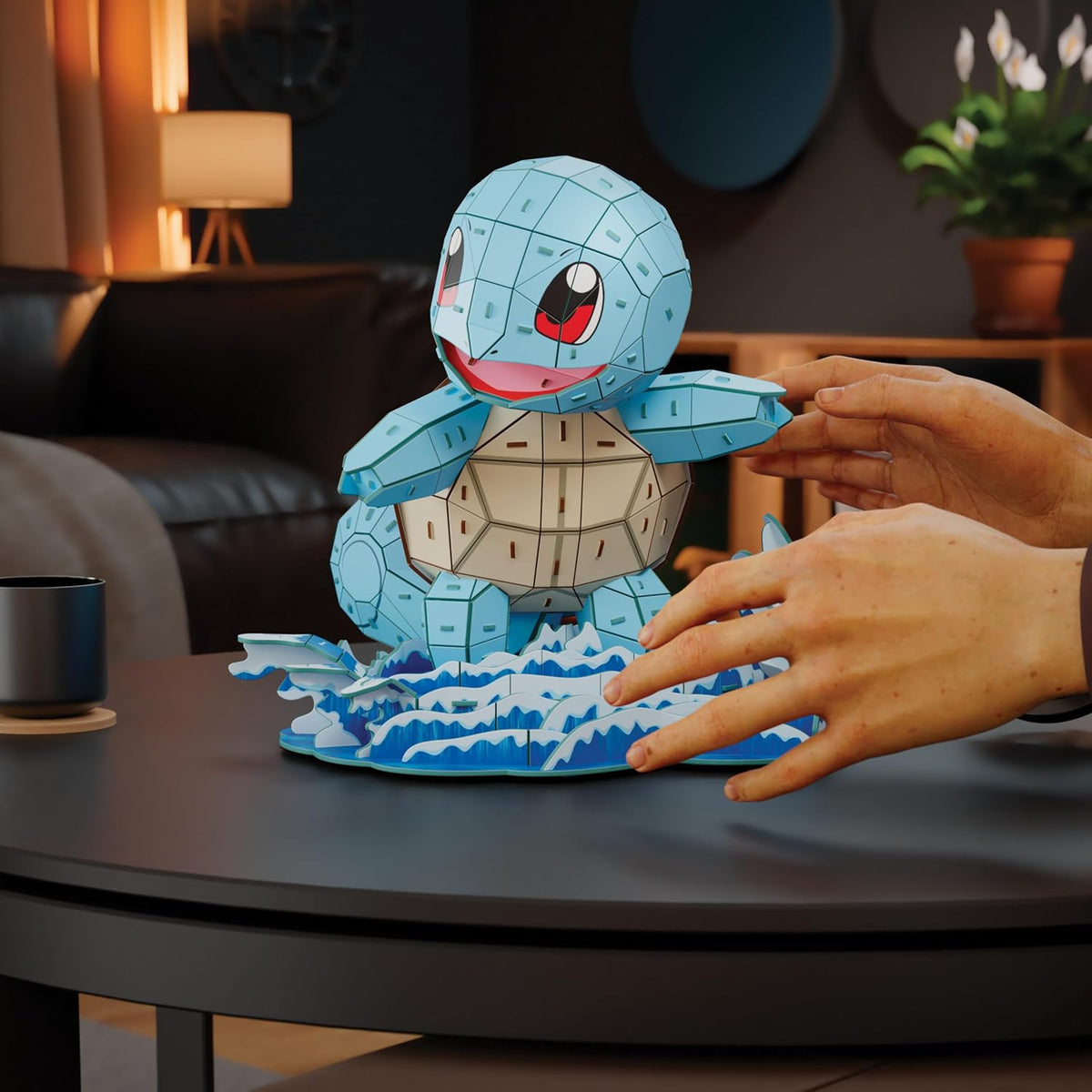 4D Build, Squirtle de Pokémon en 3D, coleccionables de Pokémon, Rompecabezas para Adultos, Juguetes de construcción, Rompecabezas en 3D para Adultos y Adolescentes, 180 Piezas, a Partir de 12 años