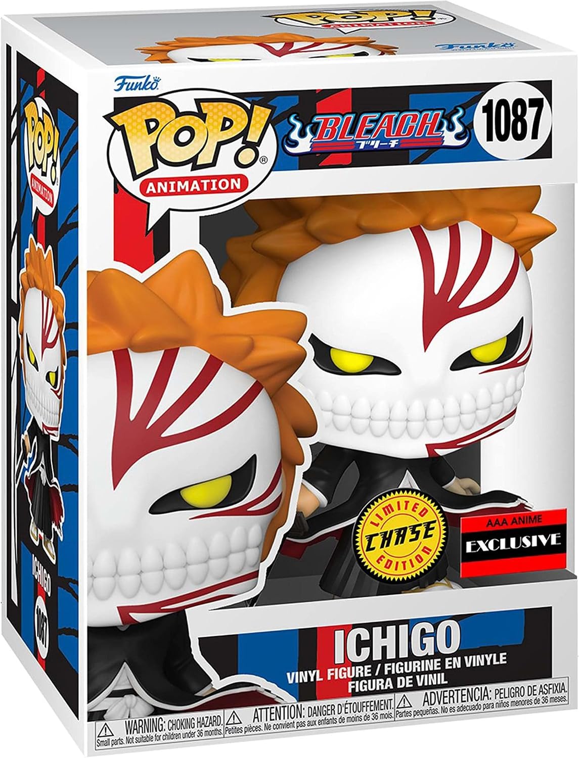 Funko Pop Bleach Ichigo Kurosaki 1187 Stciker Special Edition