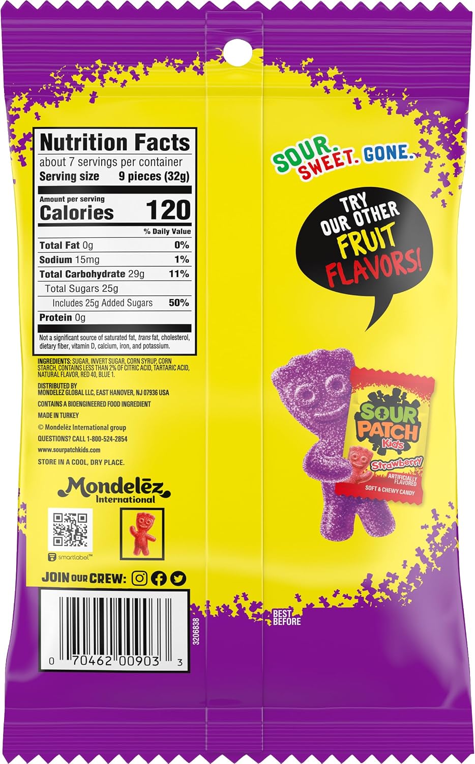 Sour Patch Kids Grape 227gr