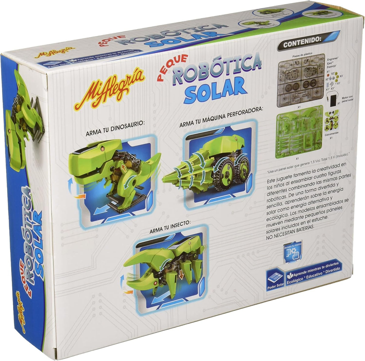 Mi Alegria Robotica Solar 4 en 1