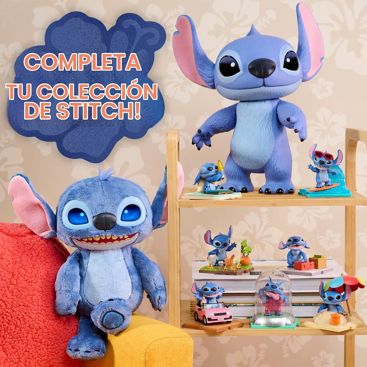 Just Play Stitch Live Action - Figura de Vinilo para niños de 3 años