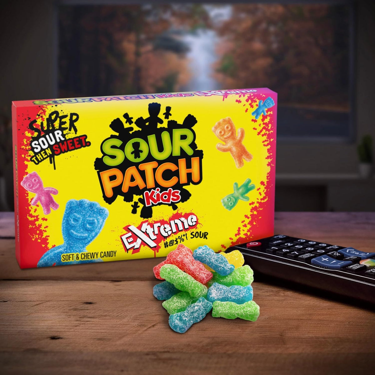 Solo Americano, Sour Patch Kids Extremo, 3.1 Oz. (Una Per Pedido), Sour Patch Kids, SUGAR_CANDY, Super Acondicionador
