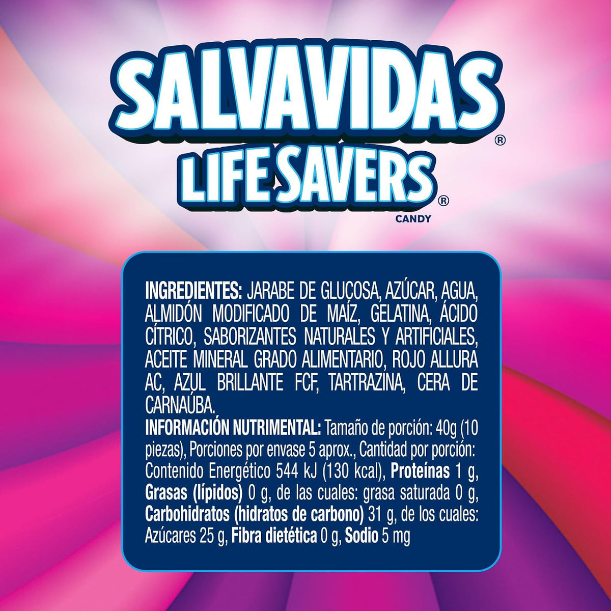 Life Savers Gomitas sabor moras salvajes, 198g