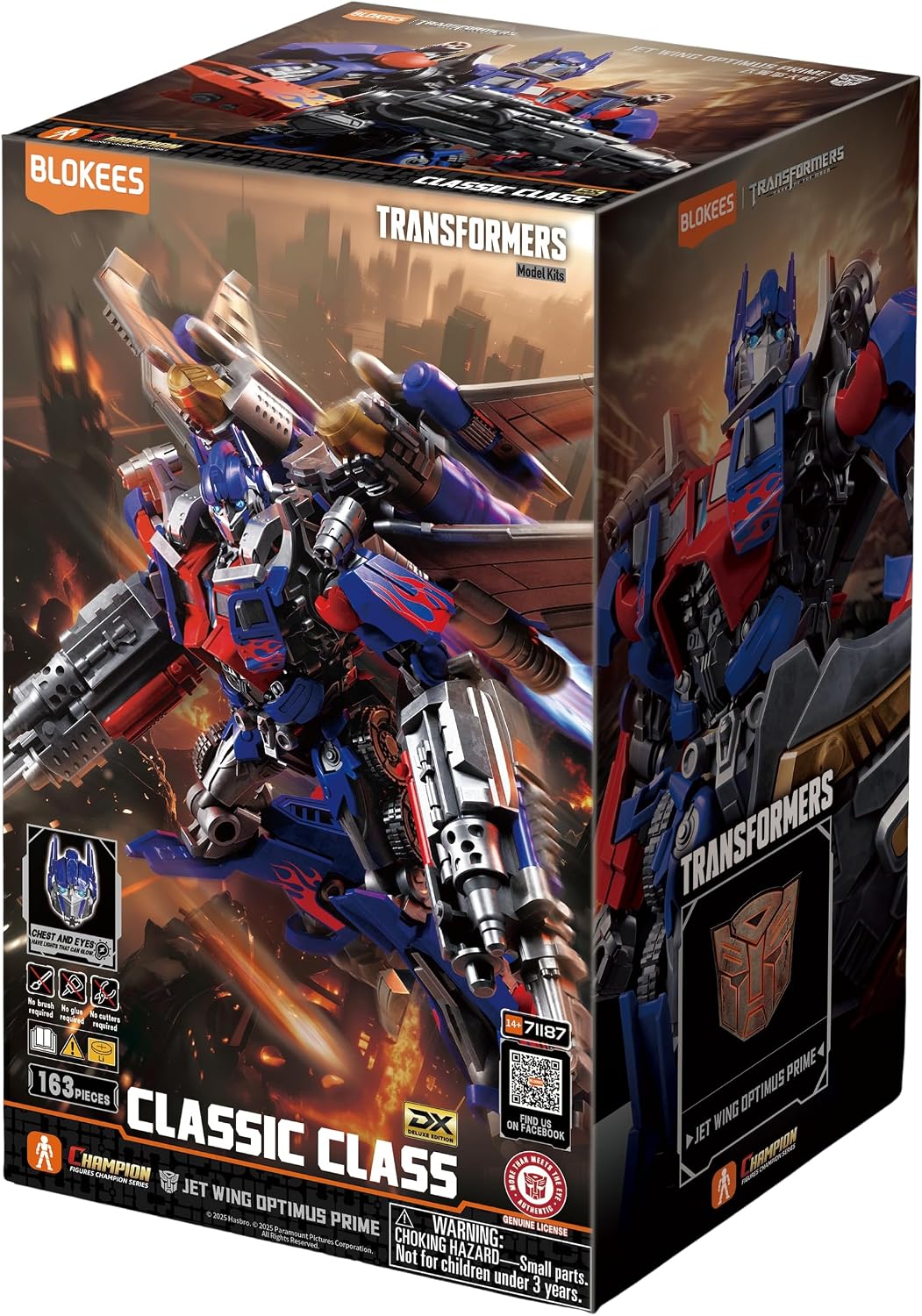 Blokees Transformers Classic Class: 21 Jet Wing Optimus Prime 71187