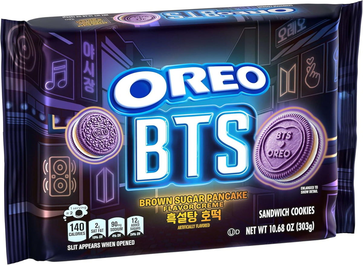 OREO, Galletas Sándwich de Chocolate Edición Limitada BTS, 302.8 g