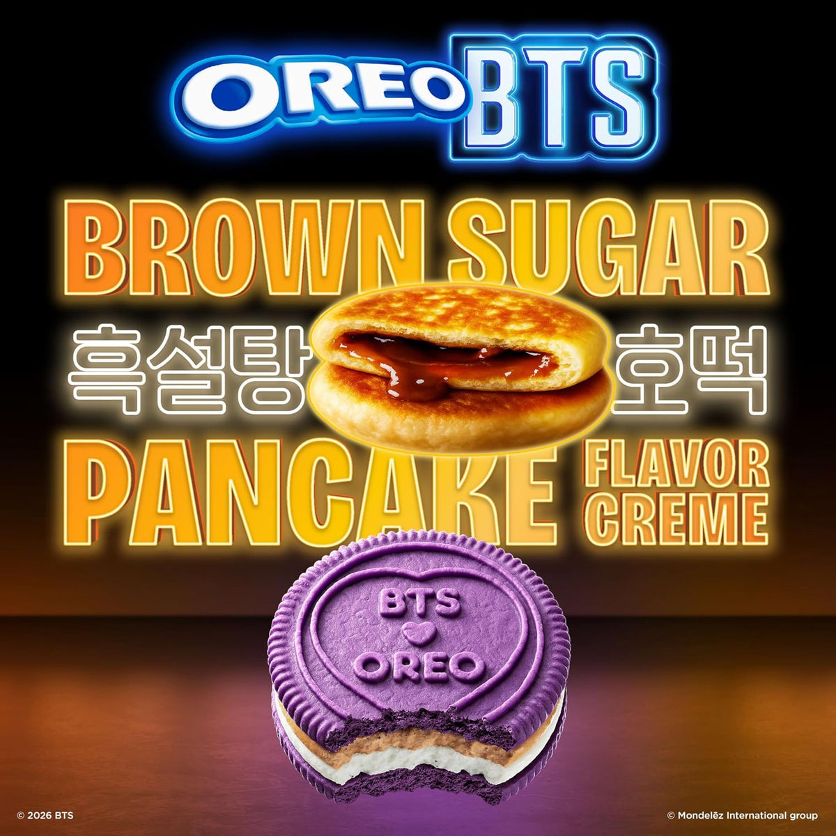 OREO, Galletas Sándwich de Chocolate Edición Limitada BTS, 302.8 g
