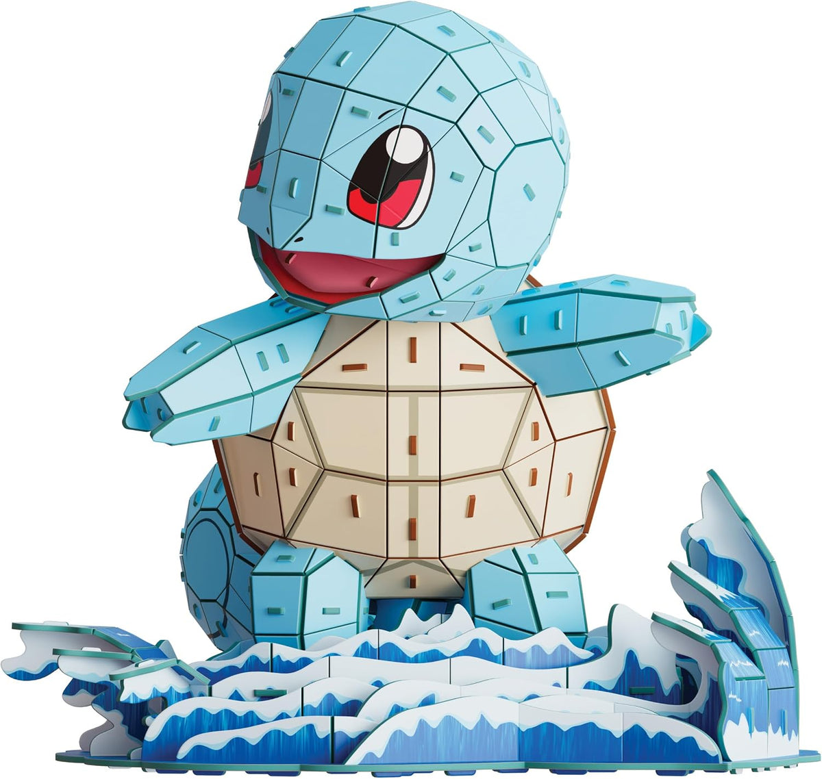 4D Build, Squirtle de Pokémon en 3D, coleccionables de Pokémon, Rompecabezas para Adultos, Juguetes de construcción, Rompecabezas en 3D para Adultos y Adolescentes, 180 Piezas, a Partir de 12 años