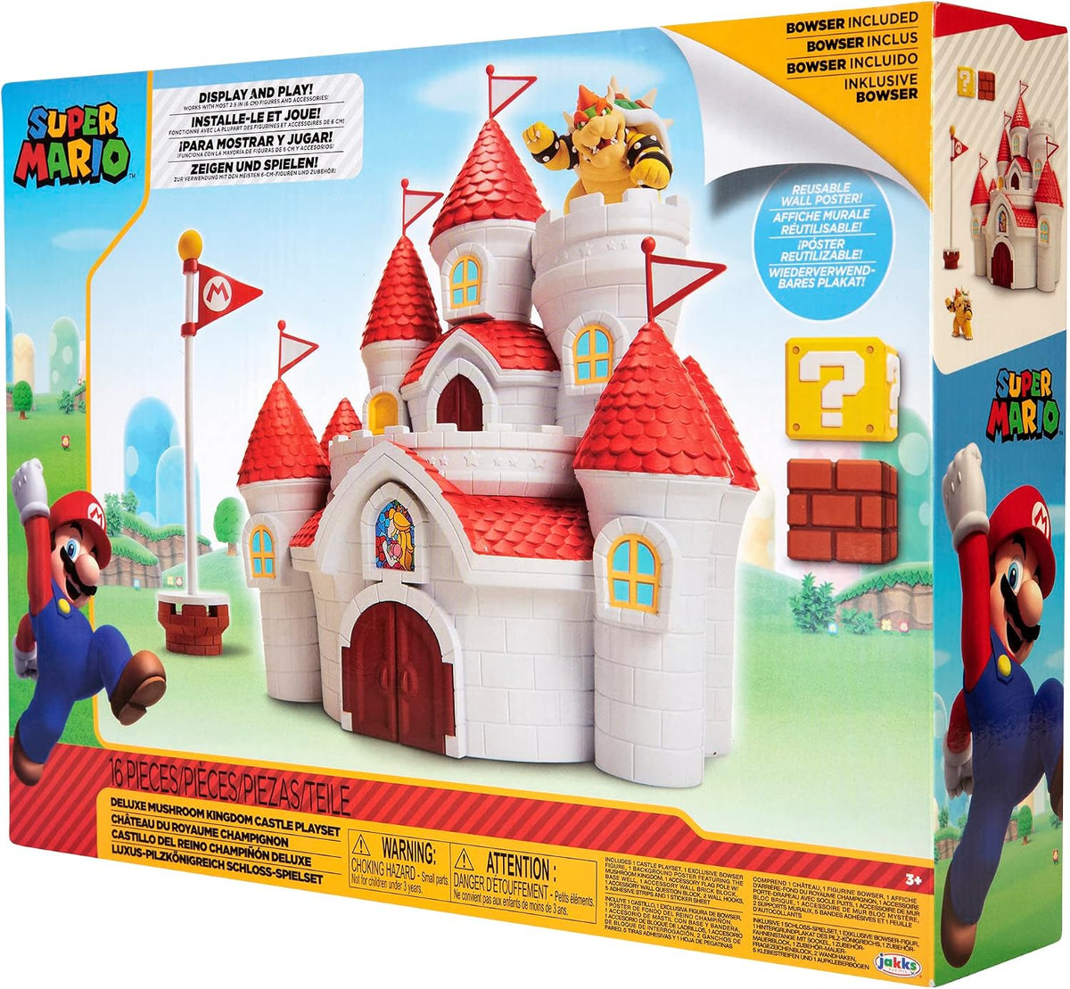 Nintendo Castillo Mushroom Kingdom Castle Playset