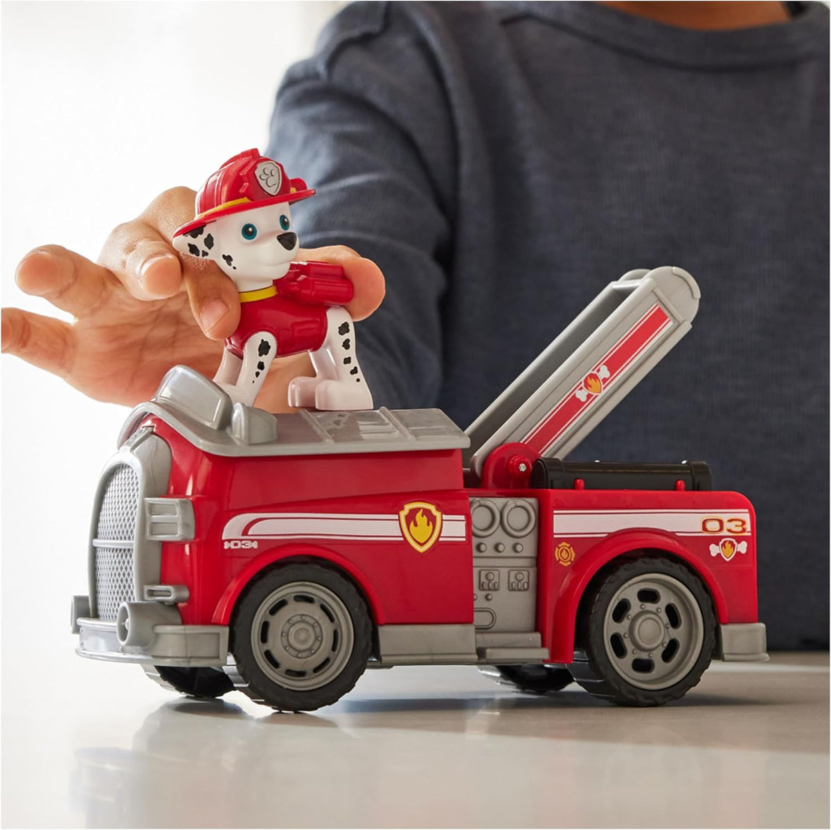 Paw Patrol, camión de Juguete con Figura de acción Coleccionable, Juguetes para niños con mentalidad sostenible para niños y niñas a Partir de 3 años