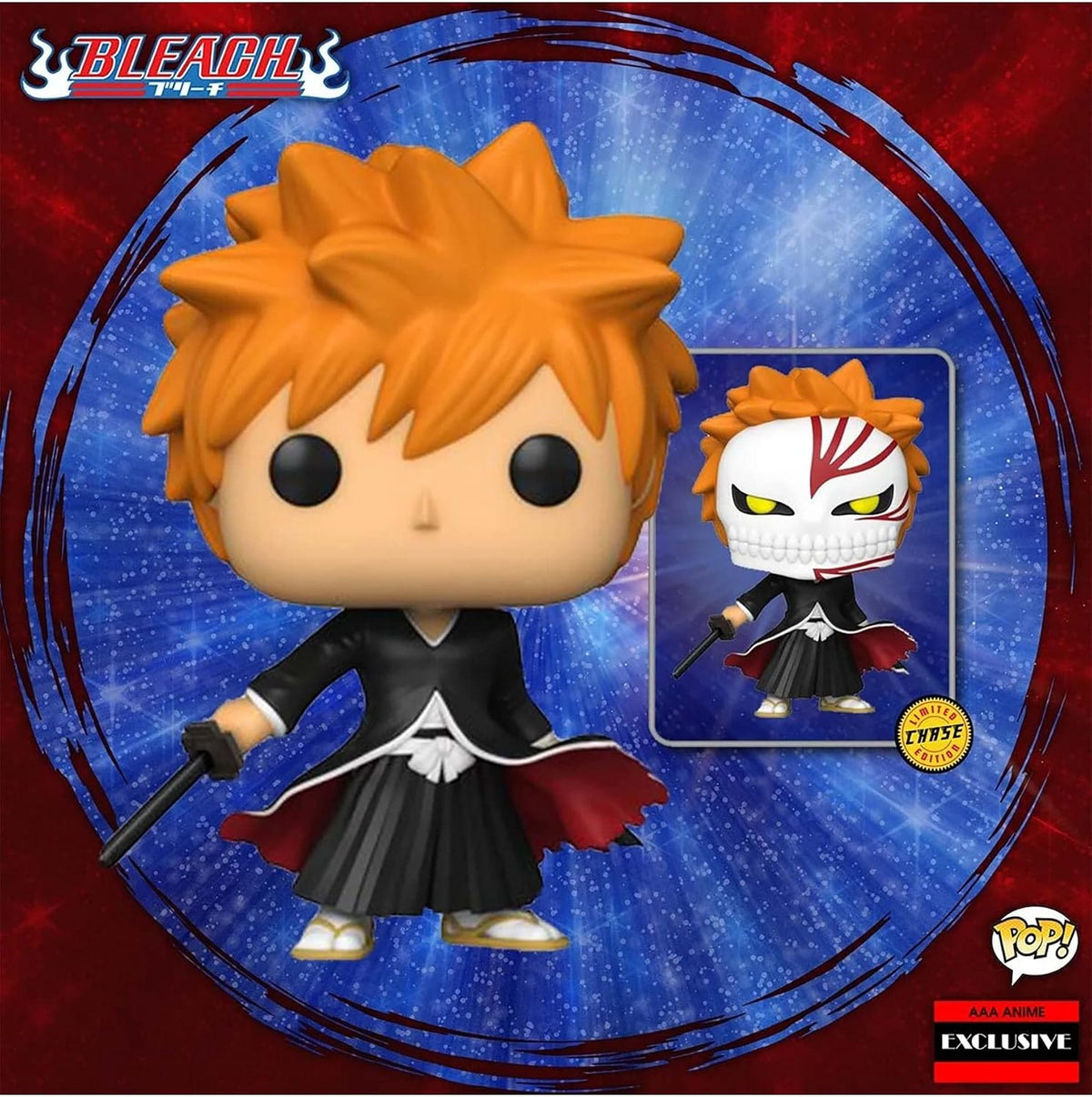 Funko Pop Bleach Ichigo Kurosaki 1187 Stciker Special Edition