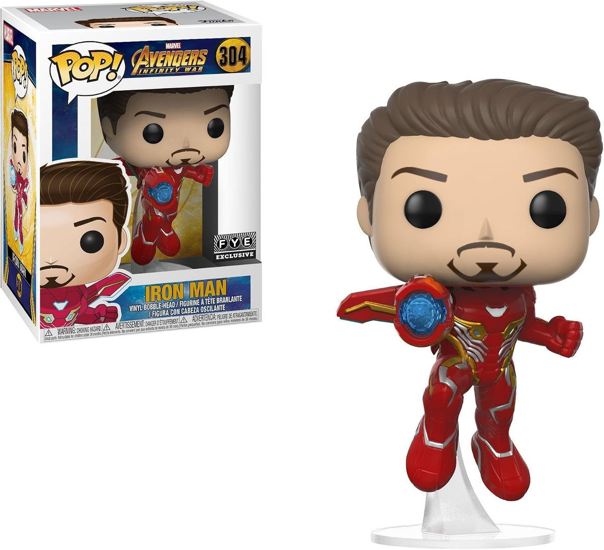 Funko Pop! Avengers Infinity War: Iron Man Unmasked - FYE Exclusive