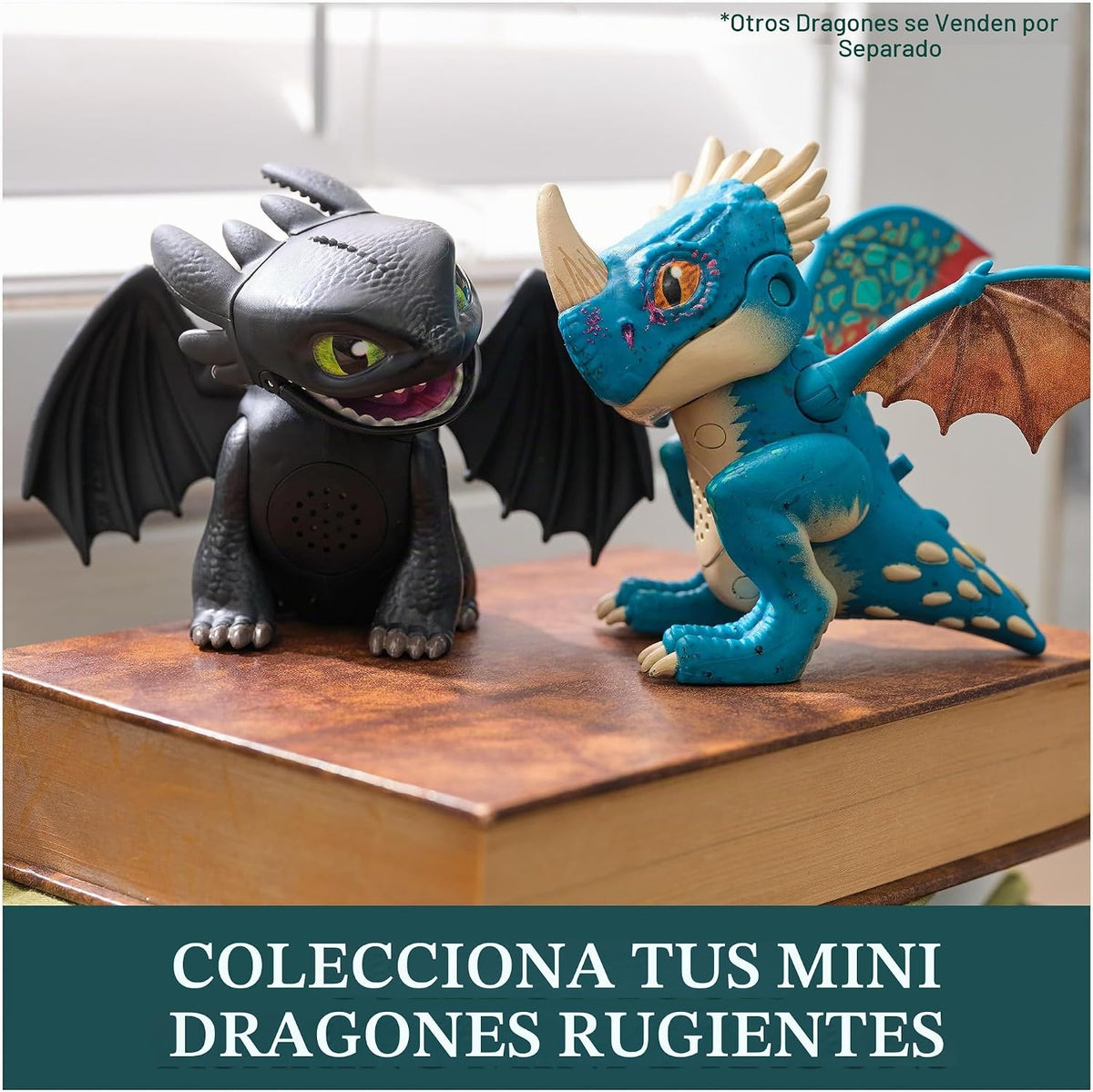 DreamWorks Dragons, como Entrenar a tu Dragón, Roaring Minis, Albóndiga, Juguete de dragón Interactivo con 25 Sonidos, Juguetes para niños y niñas a Partir de 4 años