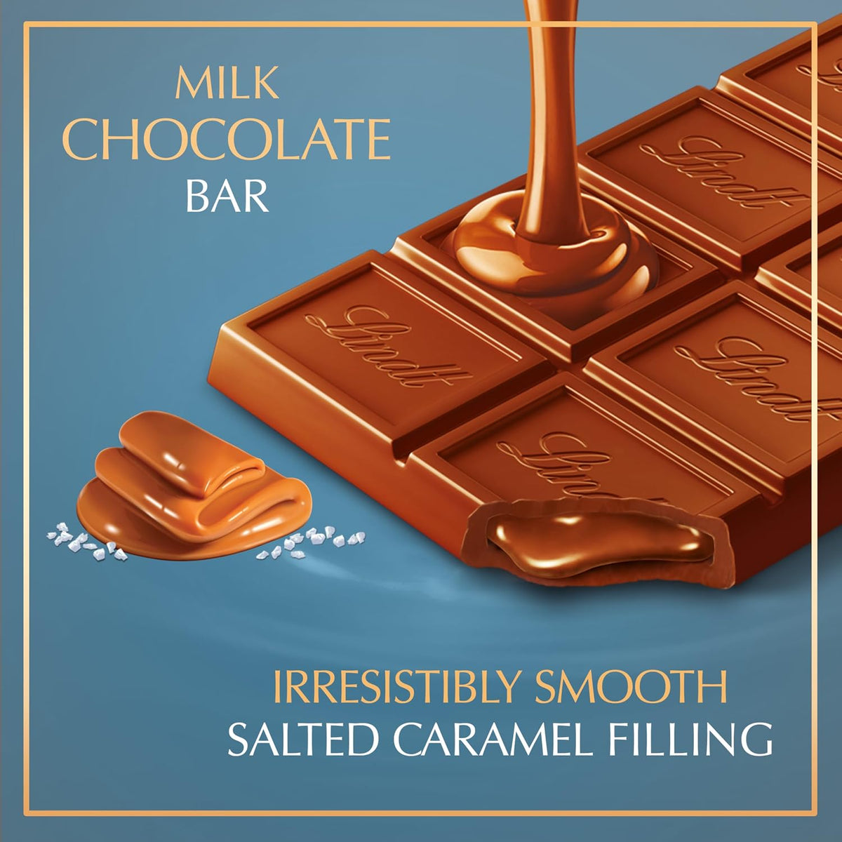 Lindt Lindor Chocolate de Leche Caramelo Salado 300 G
