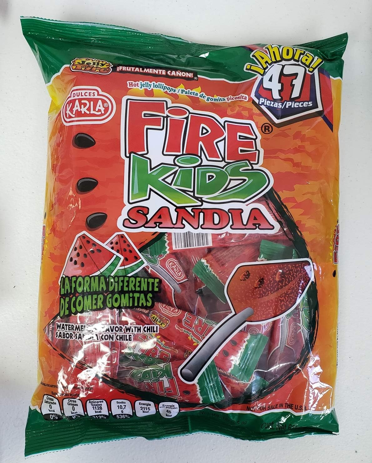 KARLA fire kids sandia paletas (SANDIA, 611GR)
