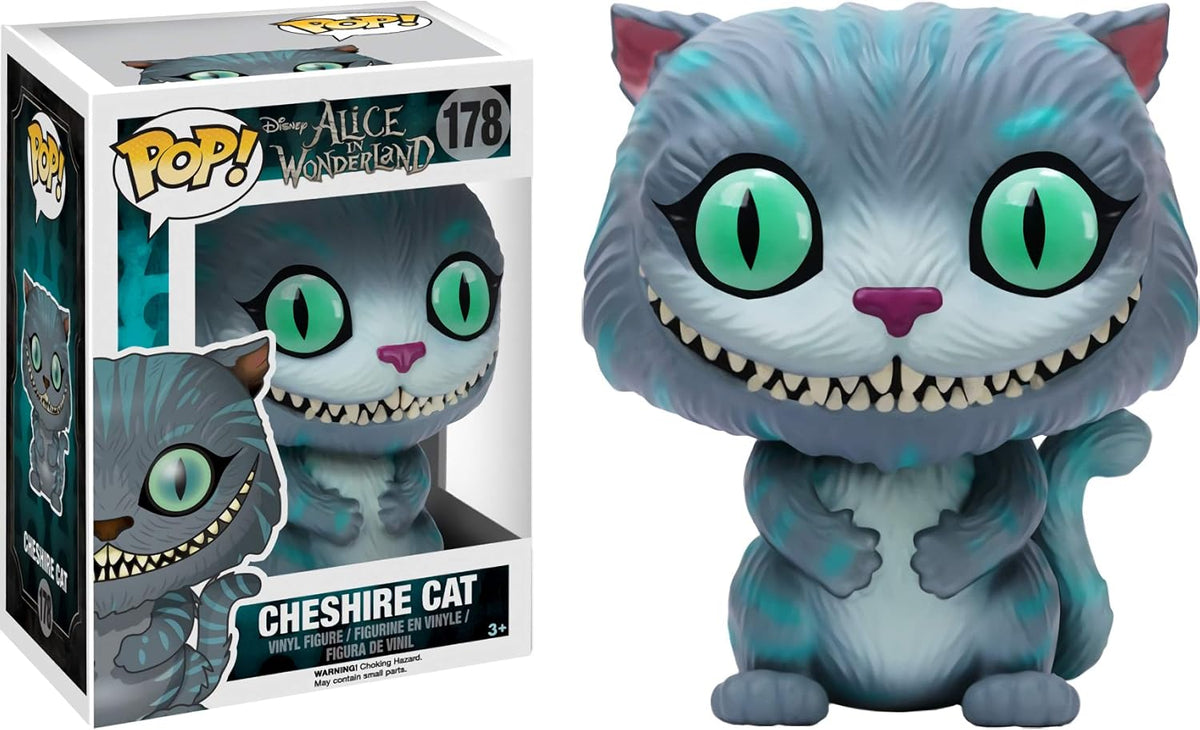 Cheshire Cat: Funk o Pop! Paquete de cifras de vinilo con 1 protector gráfico compatible con ToysDiva (178 - 06711 - B)