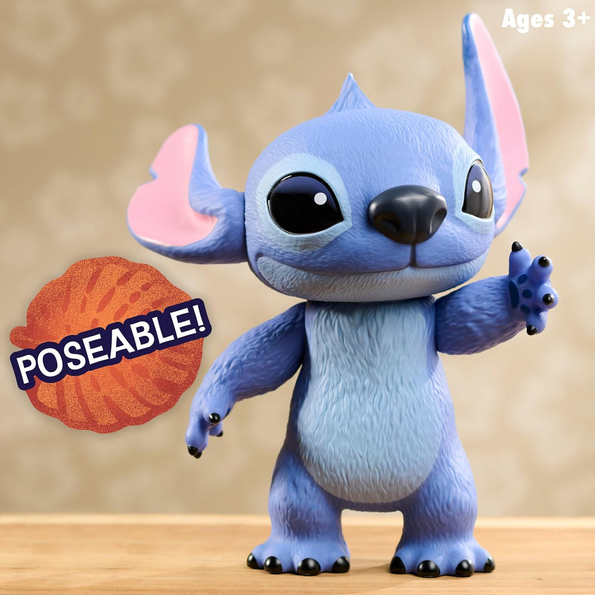 Just Play Stitch Live Action - Figura de Vinilo para niños de 3 años