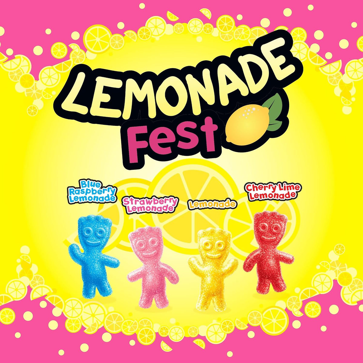 Sour Patch Kids Lemonade Fest Soft & Chewy Candy, 3.61 OZ Bag