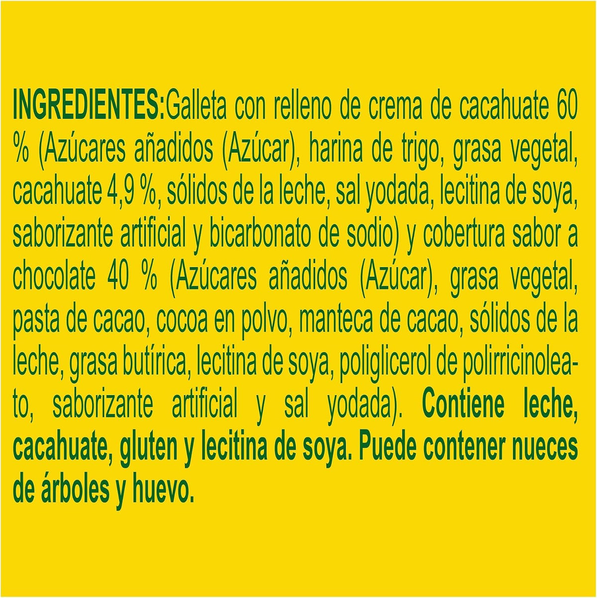 Tín Larín Chocolate Relleno de Galleta Estuche con 10 piezas de 21g c/u