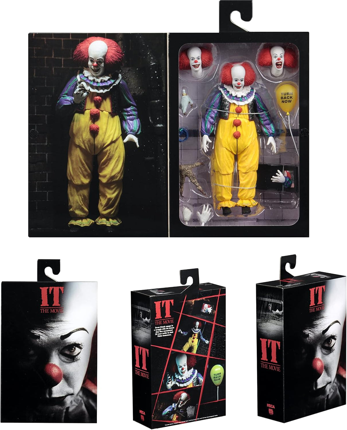 NECA - Figurine It 1990 - Pennywise Ultimate 18cm