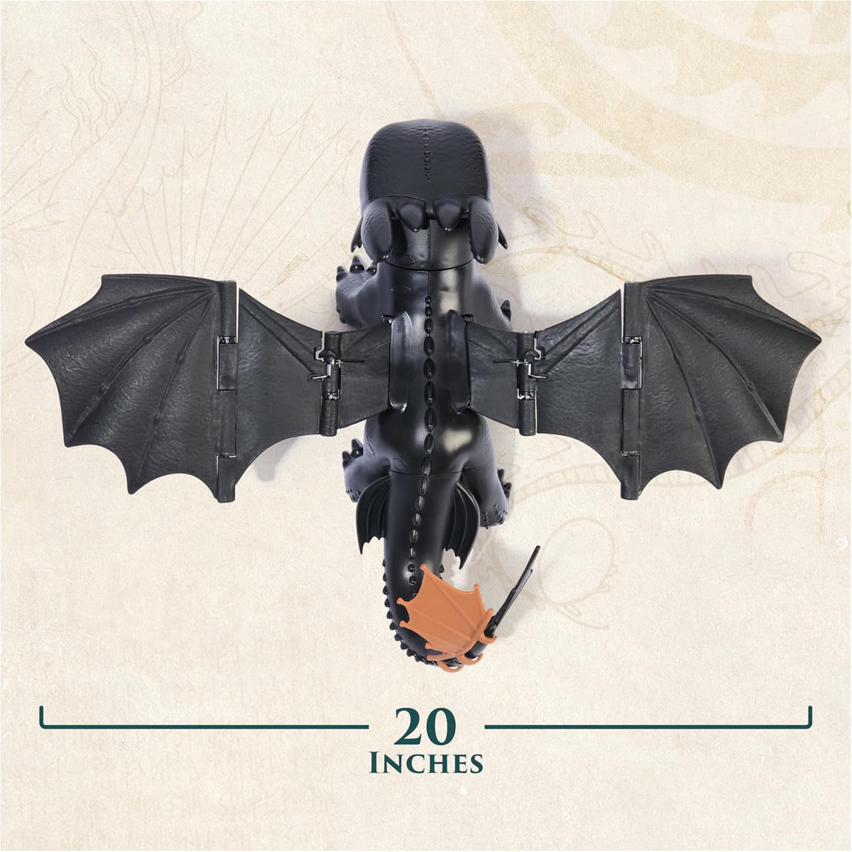 DreamWorks Dragones, Cómo Entrenar a Tu Dragón, Chimuelo Interactivo para Domar y Entrenar, Juguete de Dragón con 60 Sonidos y Reacciones, Juguetes para Niños y Niñas de 4 años en adelante.