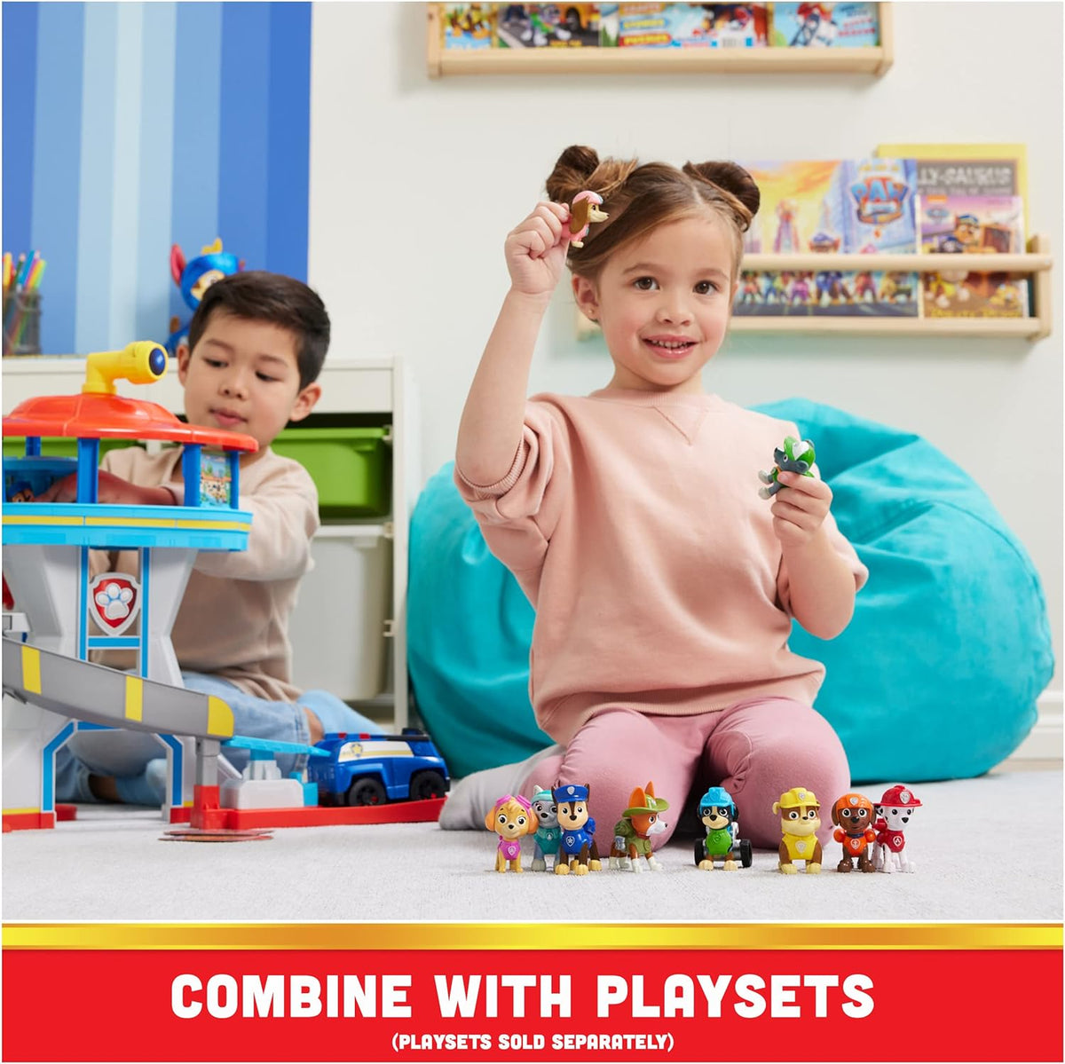 Paw Patrol, 10.º Aniversario, Set de Regalo de Figuras de Juguete con 10 Figuras de acción coleccionables, Juguetes para niños a Partir de 3 años