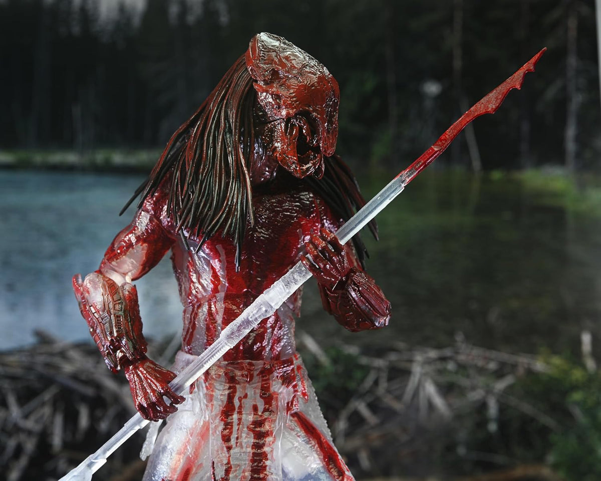 NECA Feral Depredador Figura de acción con Sangre de Presa 18 cm