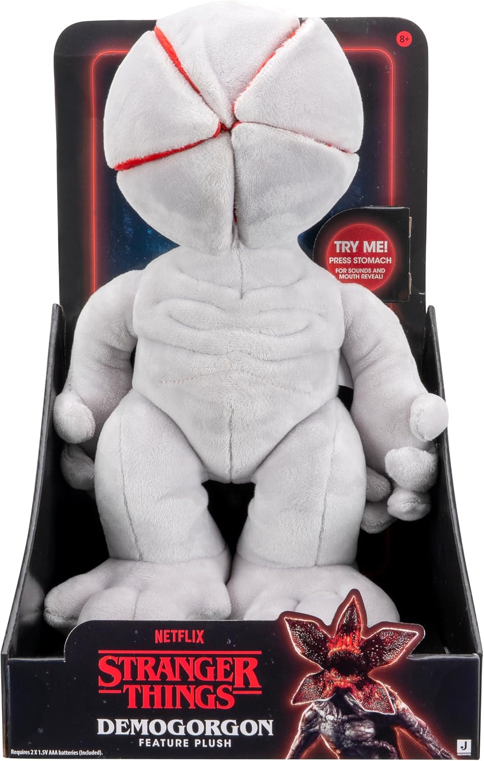 Stranger Things Peluche de 12" Demogorgon con movimiento y sonido (Caja Cerrada)