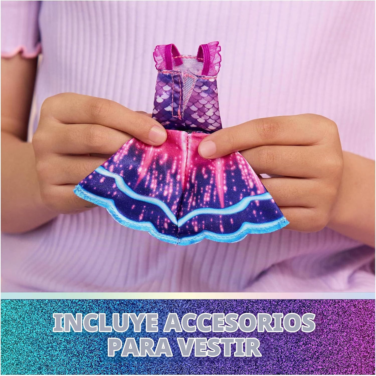 Gabby’s Dollhouse: The Movie, muñeca Gabby Sirena, Accesorios y Ropa temática de Sirena, Juguetes para niños y niñas a Partir de 3 años