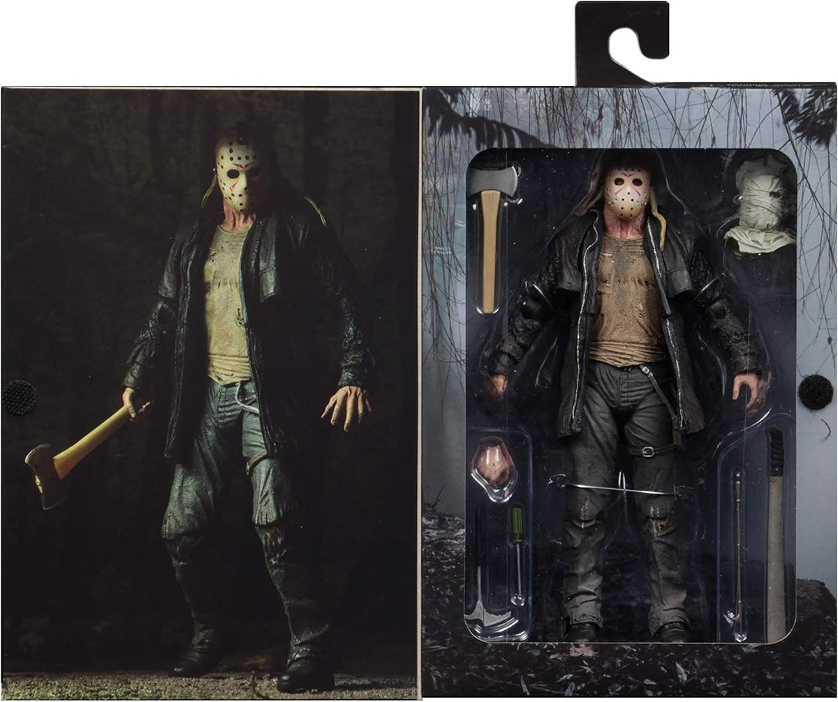 NECA - Friday The 13th - Figura de acción a Escala de 7" - Ultimate Jason (2009 Remake)
