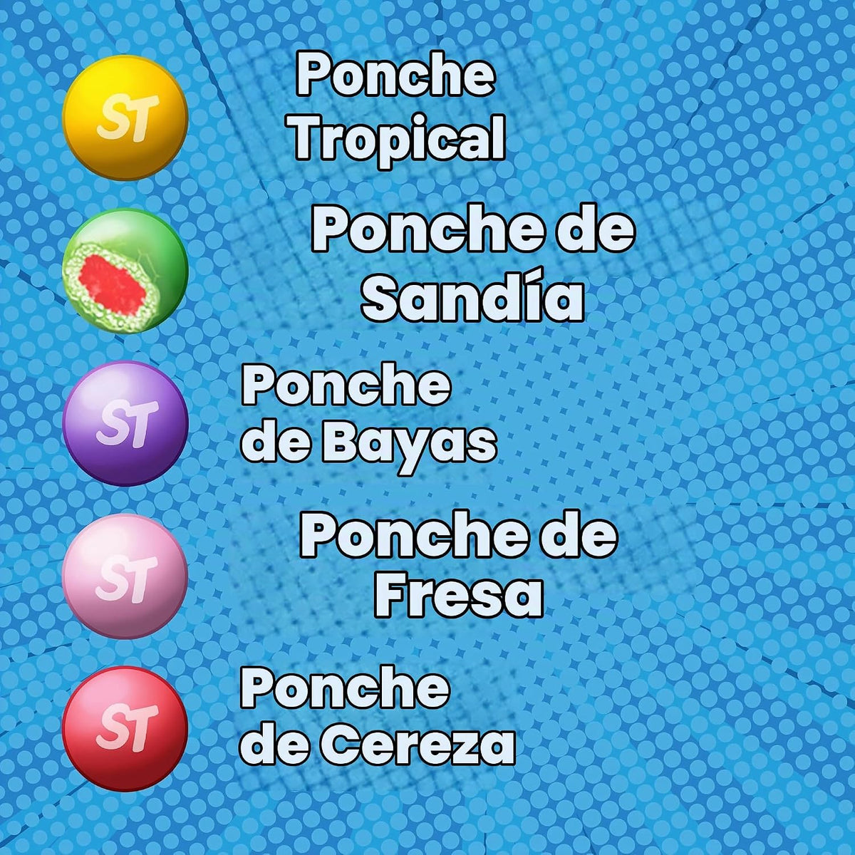 SweeTarts Chewy Fusions, Fruit Punch Medley, 9 onzas