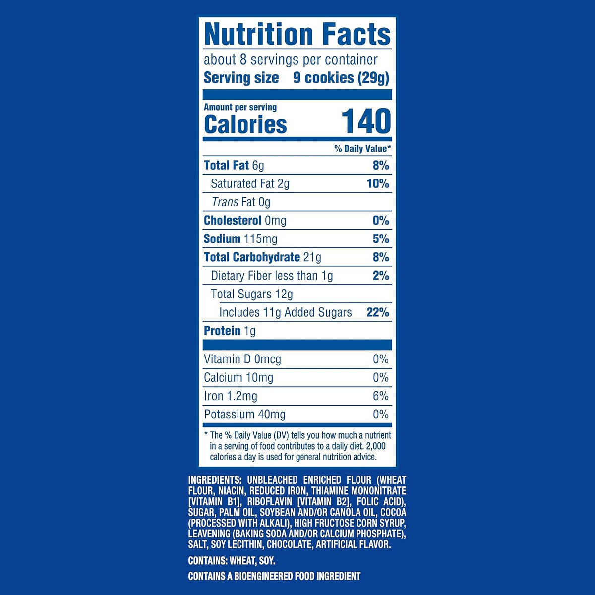 OREO, Mini Galletas Sándwich de Chocolate, 226.8 g