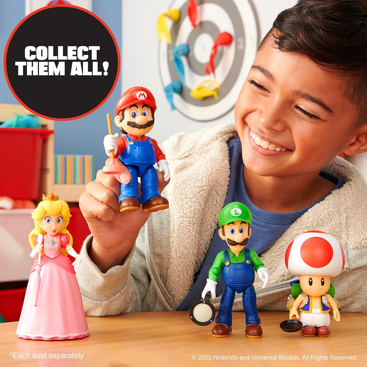 Jakks Pacific Super Mario 5" Toad Figure