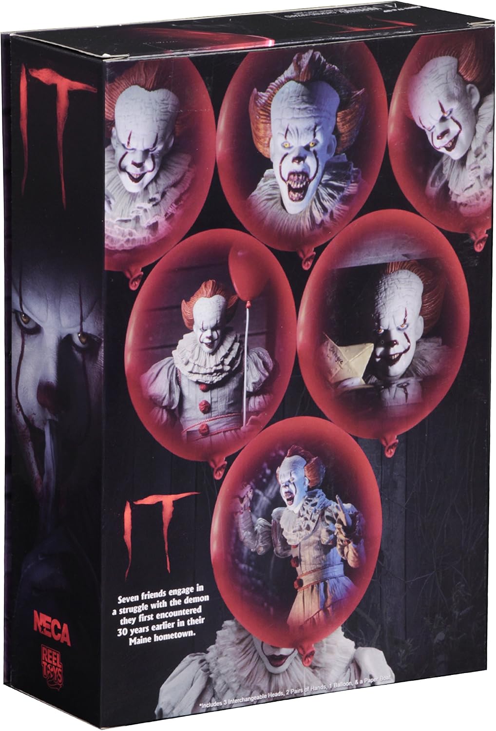 NECA - IT - Figura de acción a Escala de 7 Pulgadas - Ultimate Pennywise (2017)