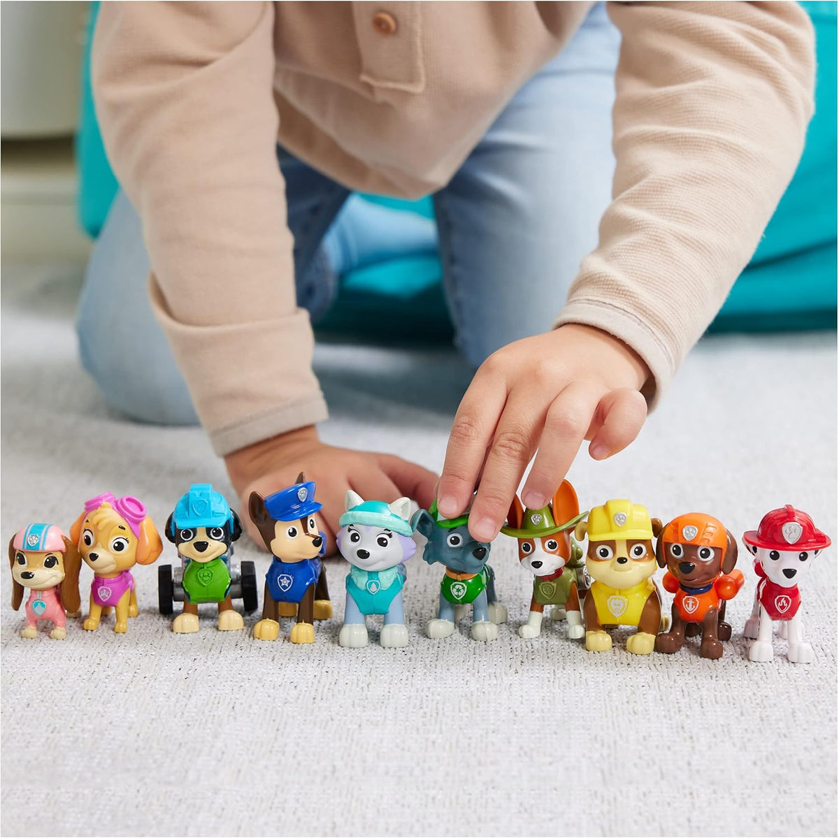 Paw Patrol, 10.º Aniversario, Set de Regalo de Figuras de Juguete con 10 Figuras de acción coleccionables, Juguetes para niños a Partir de 3 años