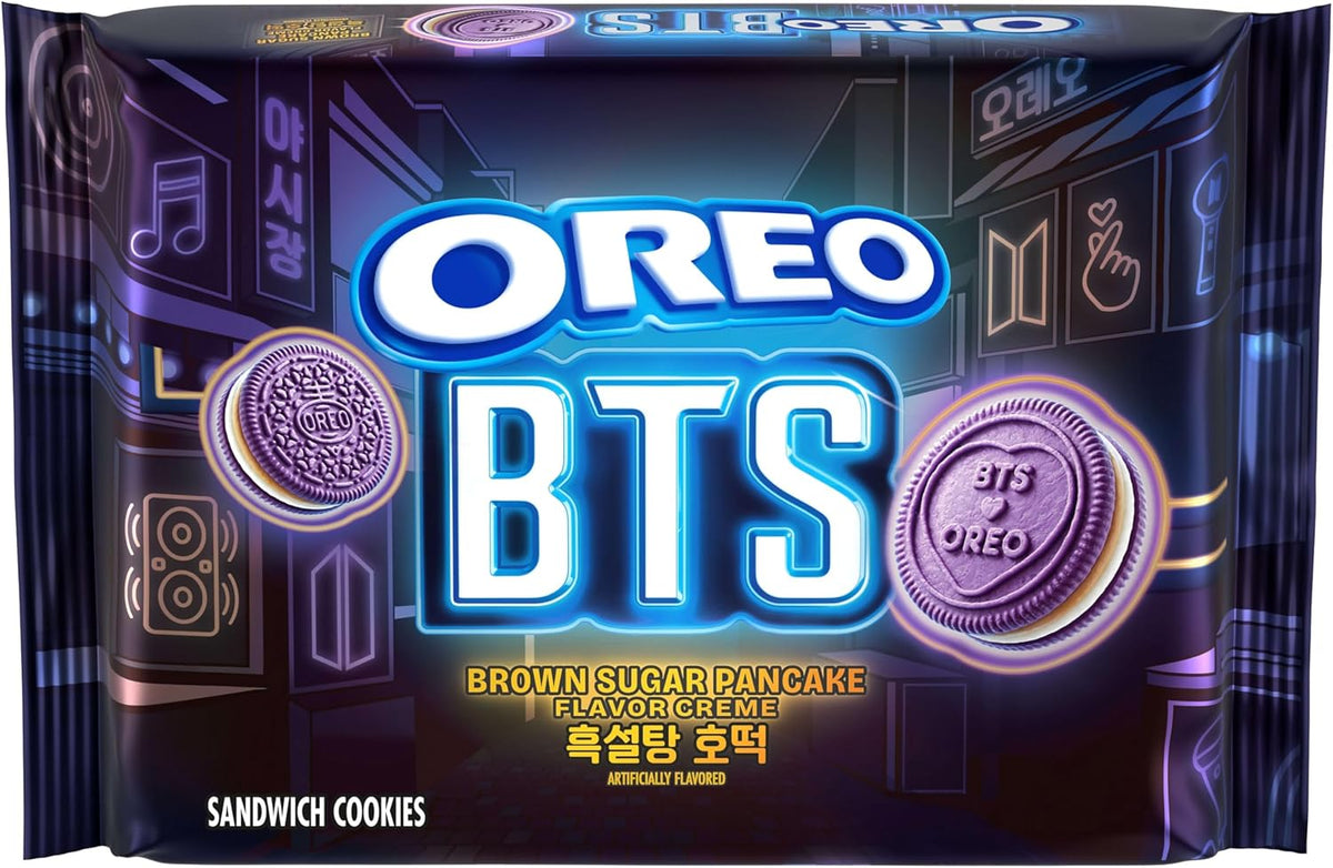 OREO, Galletas Sándwich de Chocolate Edición Limitada BTS, 302.8 g