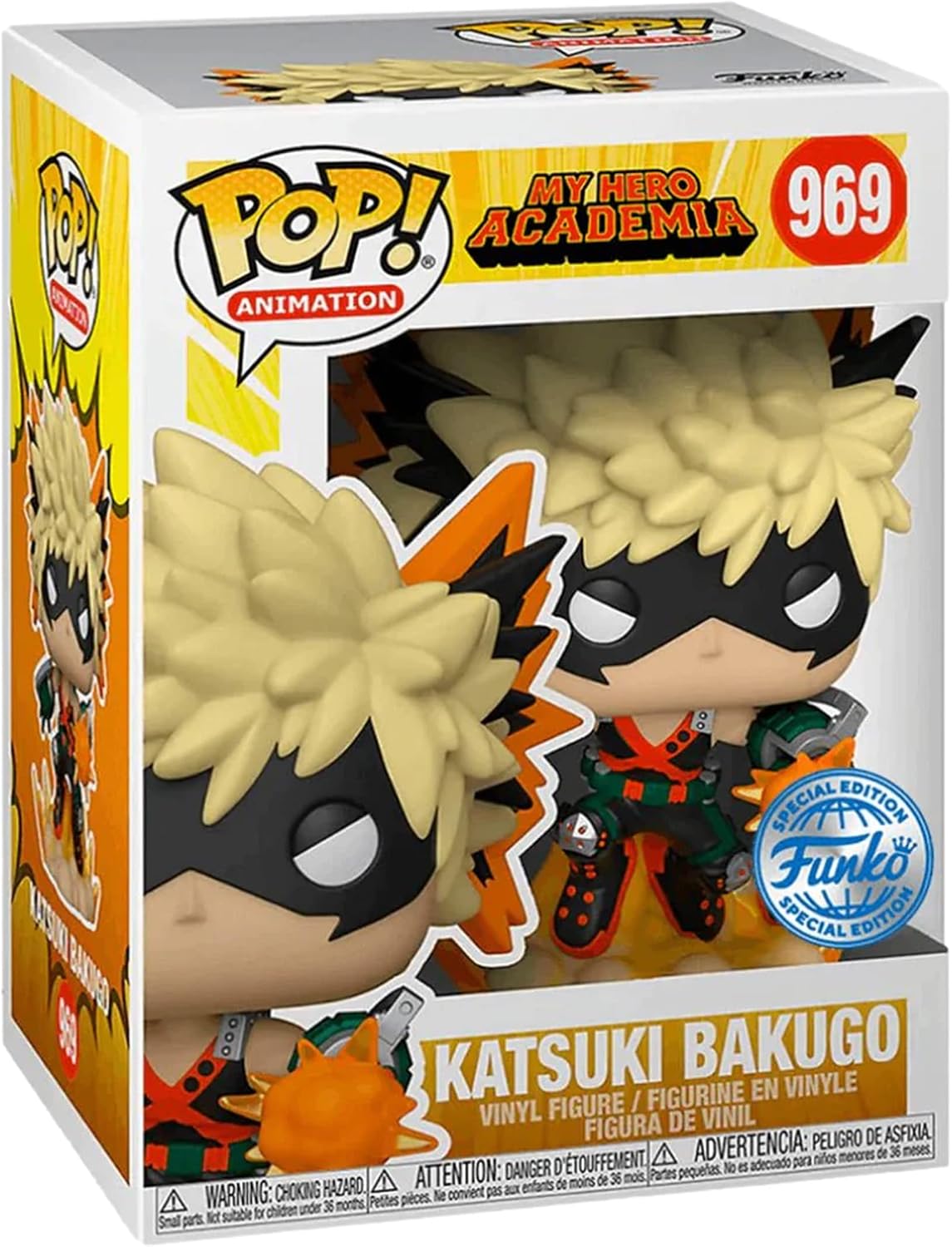 Funko Pop Katsuki Bakugo con Explosion Exclusivo Special Edition Animation: My Hero Academia