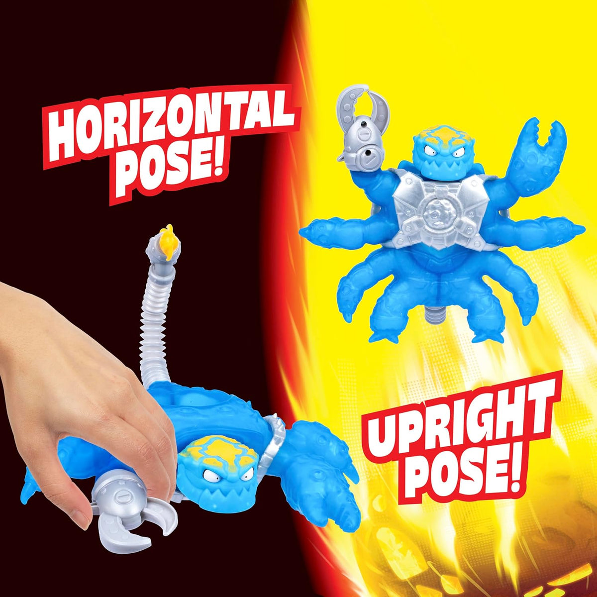Goo JIT Zu Meteor Madness Battle Scorpion Hydro-Sting S13 Figura Elástica para Niños Muñeco Estirable Original Bandai