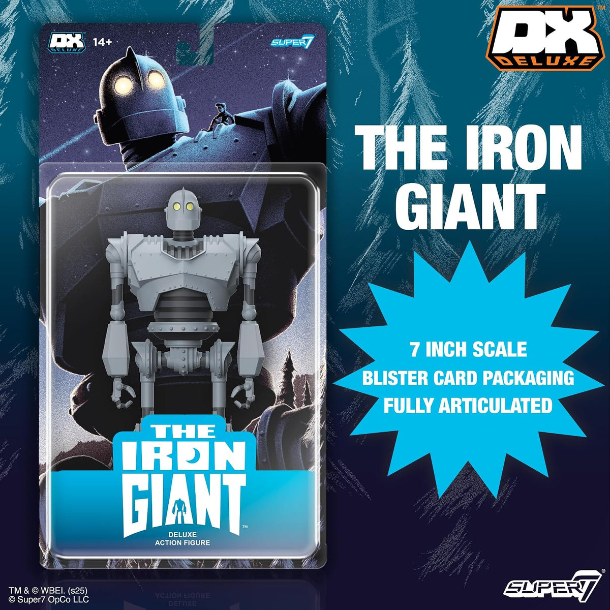 Super7 Deluxe The Iron Giant - Figura de acción Gigante de Hierro de 7 Pulgadas, colección clásica de películas animadas y Juguetes Retro