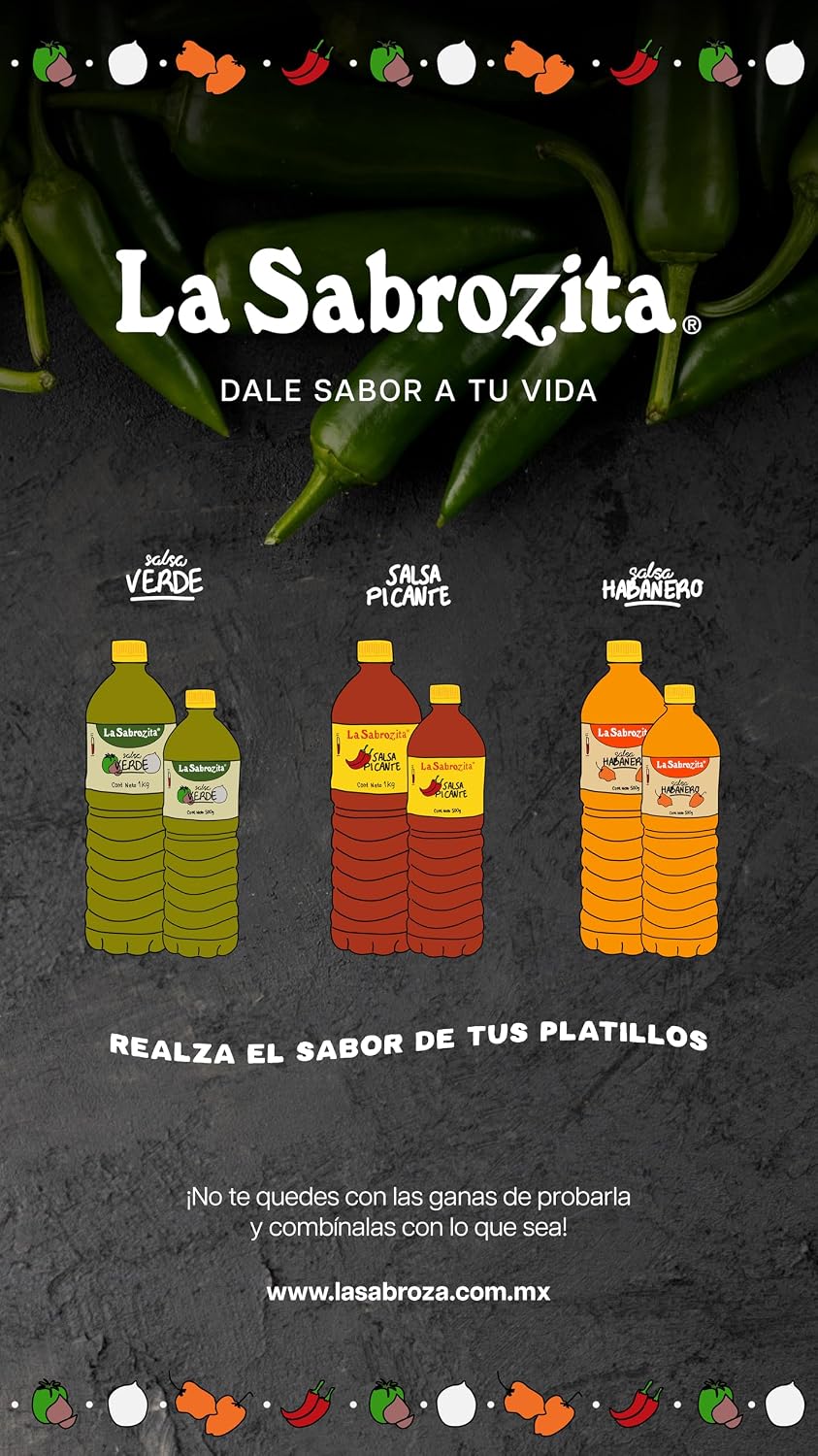 Salsa Snack 1.5kg La Sabrozita Mx