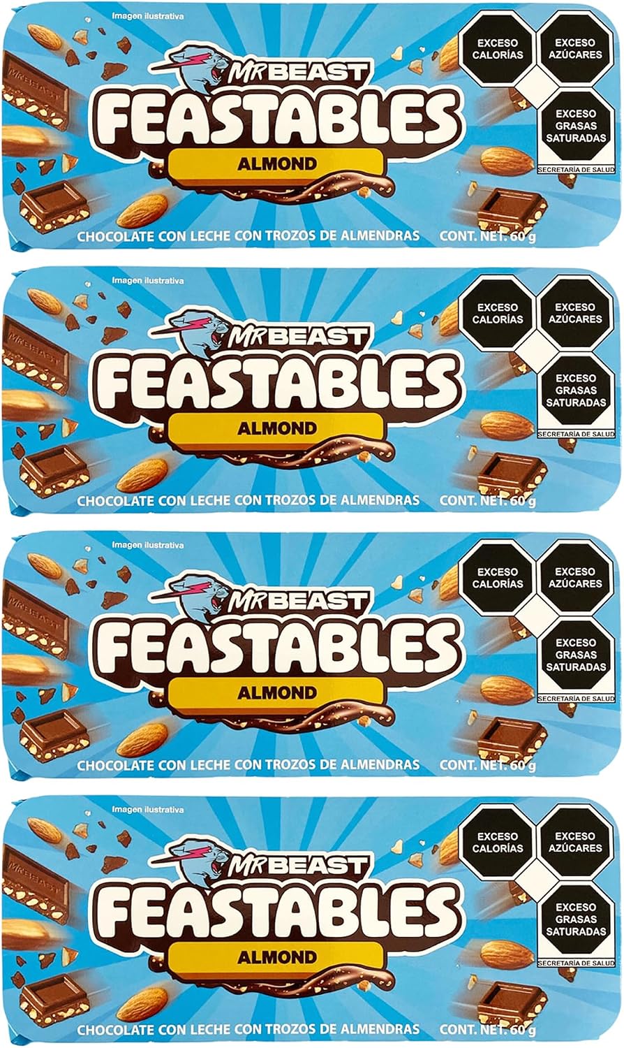 Feastables Mrs. Beast Chocolate de Leche con Almendras