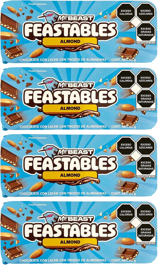 Feastables Mrs. Beast Chocolate de Leche con Almendras
