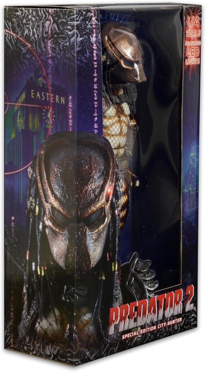 NECA Predator 1/4 Scale Action Figure with Led Lights