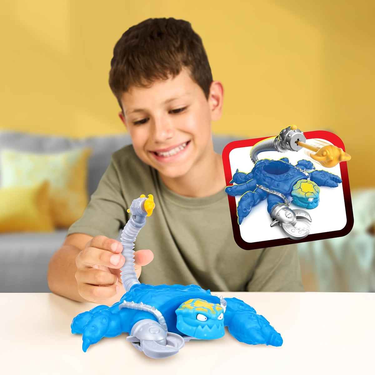 Goo JIT Zu Meteor Madness Battle Scorpion Hydro-Sting S13 Figura Elástica para Niños Muñeco Estirable Original Bandai