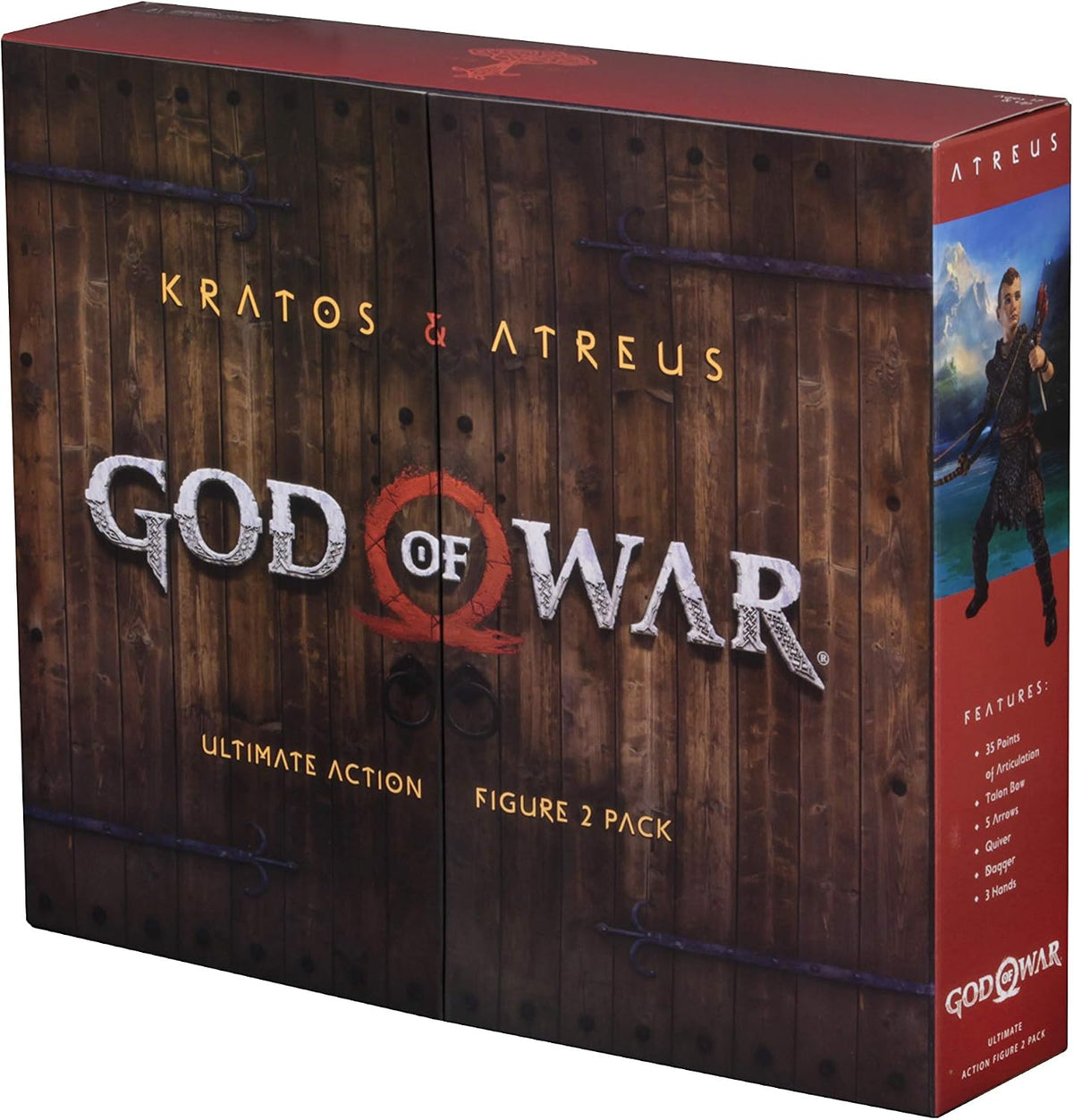 Neca God of War Action Figure Ultimate Kratos and Atreus, 7", 2 Pack Special Edition