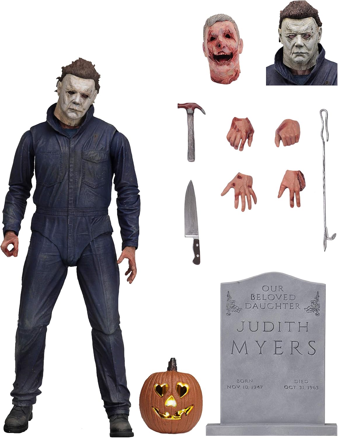 NECA - Halloween (película 2018) - Figura de acción a Escala de 7 Pulgadas - Ultimate Michael Myers