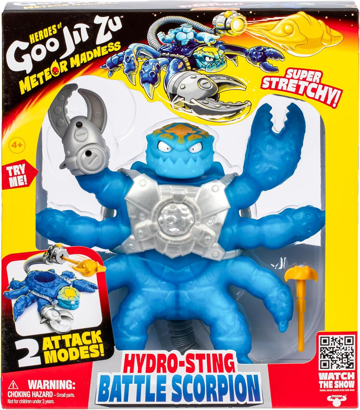 Goo JIT Zu Meteor Madness Battle Scorpion Hydro-Sting S13 Figura Elástica para Niños Muñeco Estirable Original Bandai