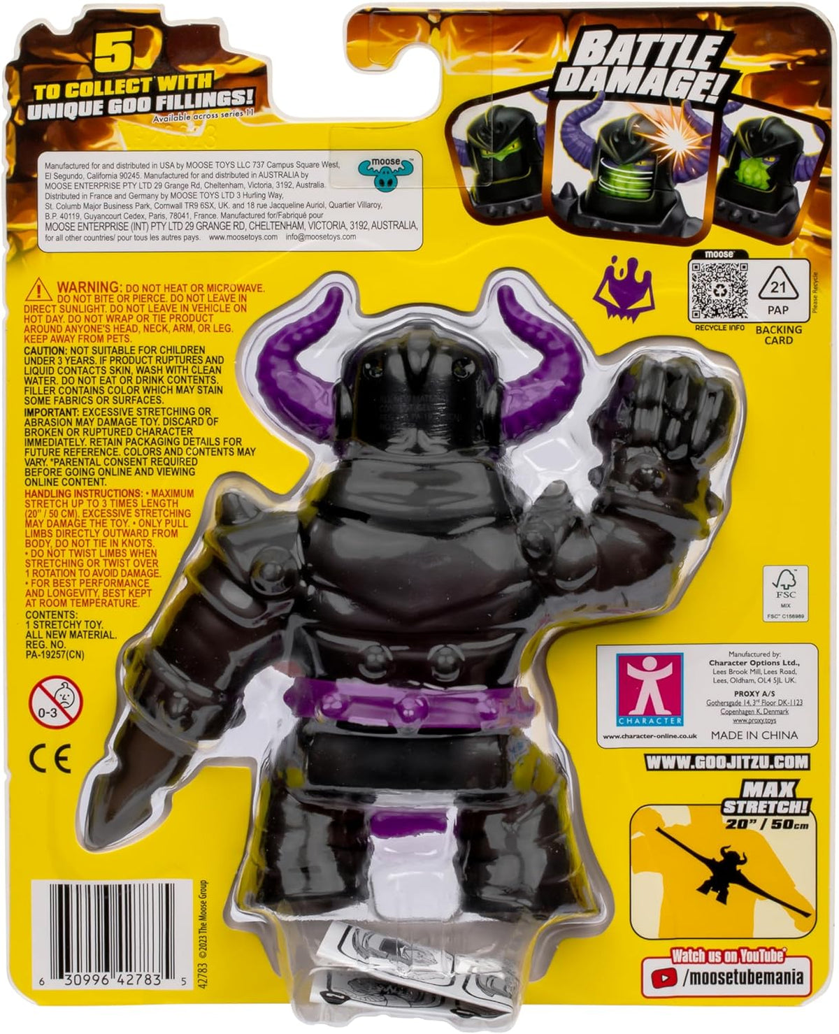 Goo JIT Zu Orbitox de Caballero Negro Ultra Raro Daño de Batalla Stretch Strikers Hero Pack Figura de acción Estirable Juguete Elástico para Niños Original de Bandai