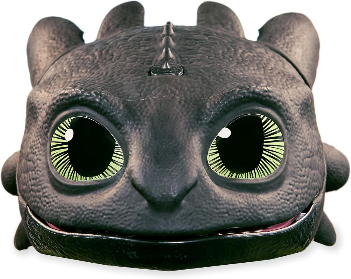 Dreamworks, Dragons, How To Train Your Dragon, Máscaraelectrónica lanza y ruge de Toothless, disfraces infantiles y para juegos de imitación para niños y niñas a partir de 4 años