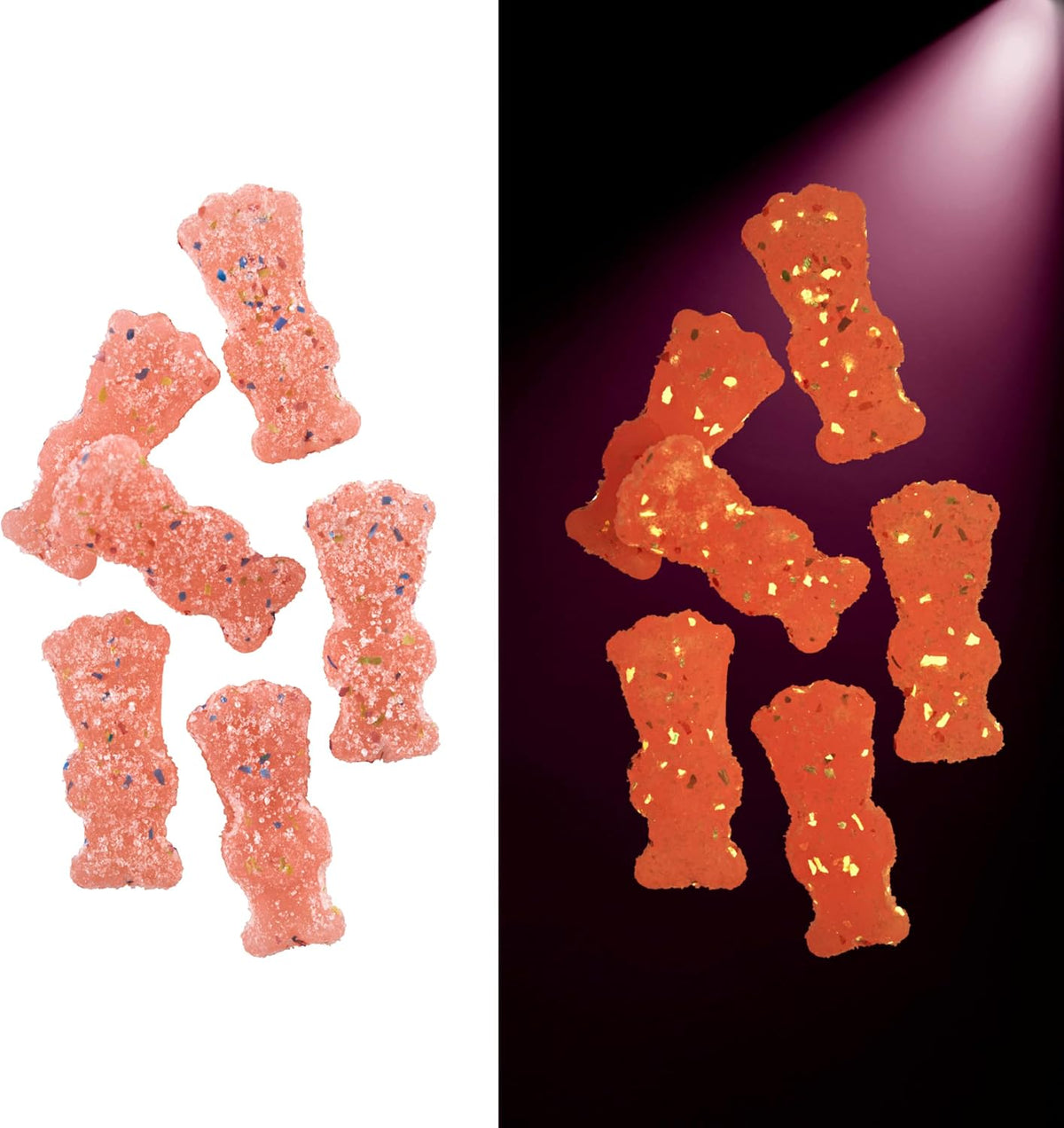 Sour Patch Kids Glow Ups Fresa Sand?a X 12 | Brilla Bajo la Luz Negra
